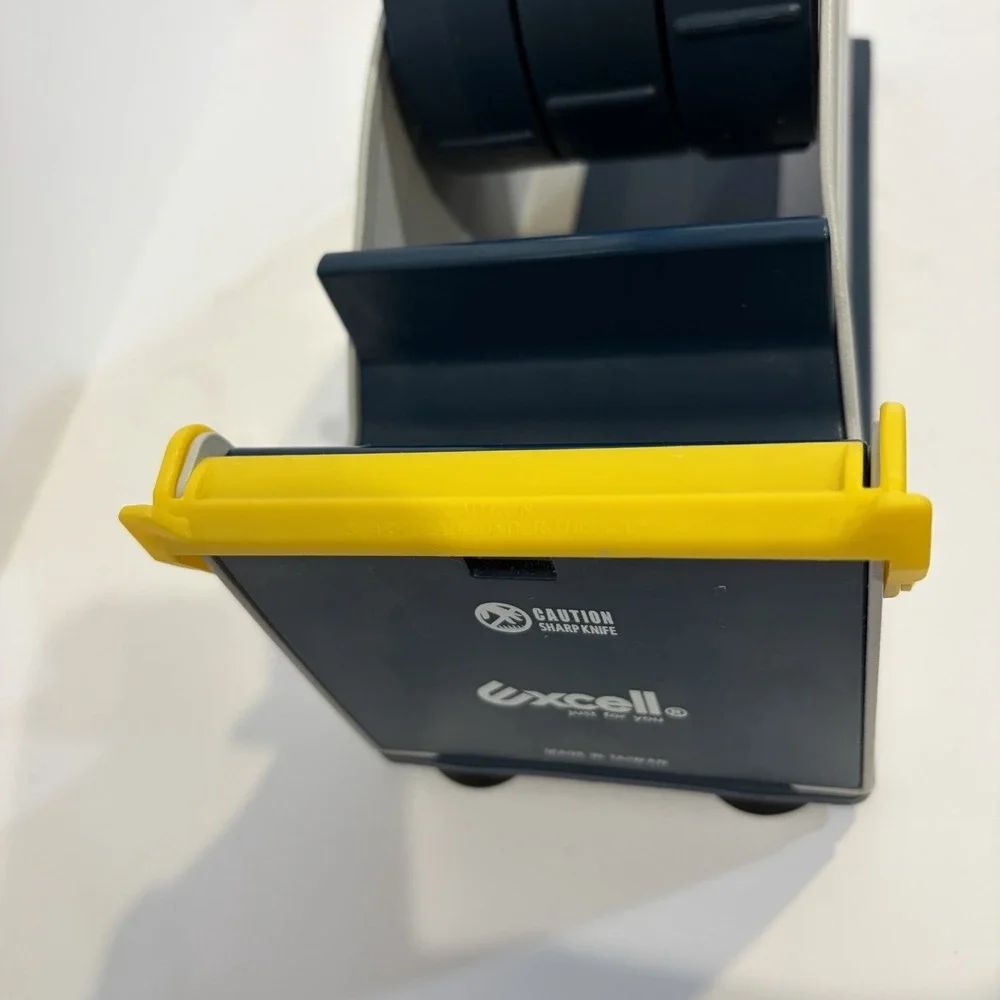 Excell ET-13371 Steel Desktop Tape Dispenser 3 in. width Suction Bottom